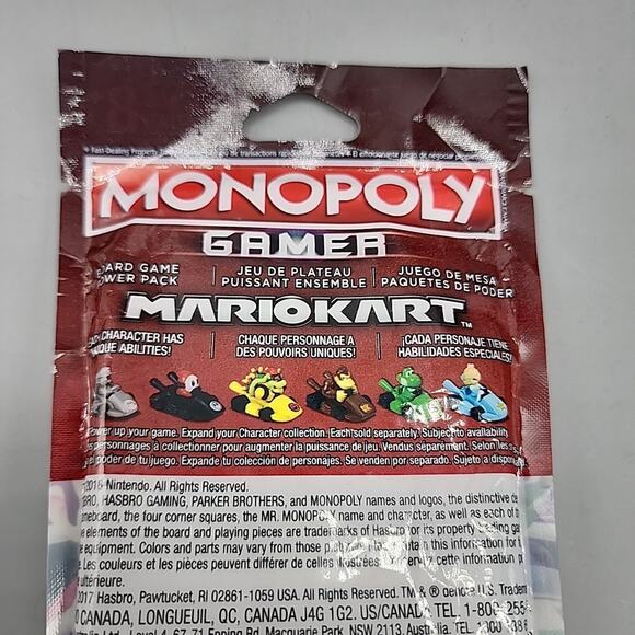 New Nintendo Monopoly Gamer Mario Kart Donkey Kong Power Pack Game Piece - Picture 7 of 8